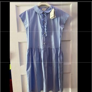 Girls Gucci size 12. Stretch cotton baby blue. New with tags never worn.